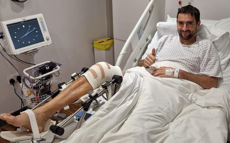 Marin Cilic pasa por el quirófano para operarse la rodilla: «Era la mejor opción»