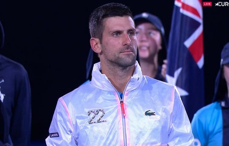 ¡Lo sabía! Djokovic celebra su 22° Grand Slam y récord con una vestimenta especial