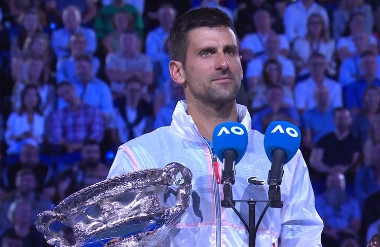 El emotivo mensaje de Djokovic a los jóvenes: «Sueña en grande, todo es posible»