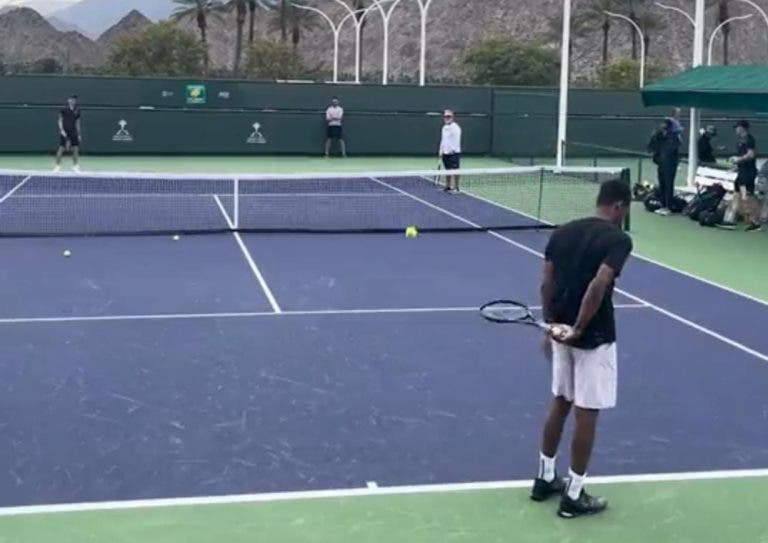 [VIDEO] Gael Monfils y Hubert Hurkacz regalan un show de tenis en Indian Wells