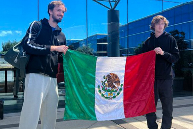 Entre Indian Wells y Miami, Rublev y Medvedev viajan y juegan en México