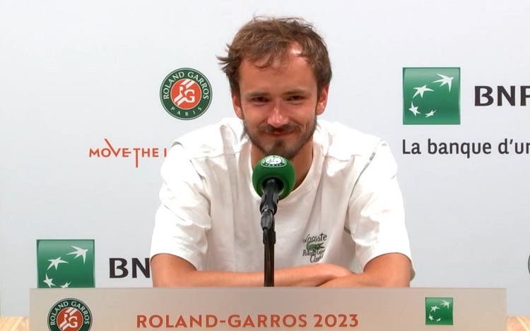 Medvedev se despide de Roland Garros: «Estoy feliz de haber terminado»