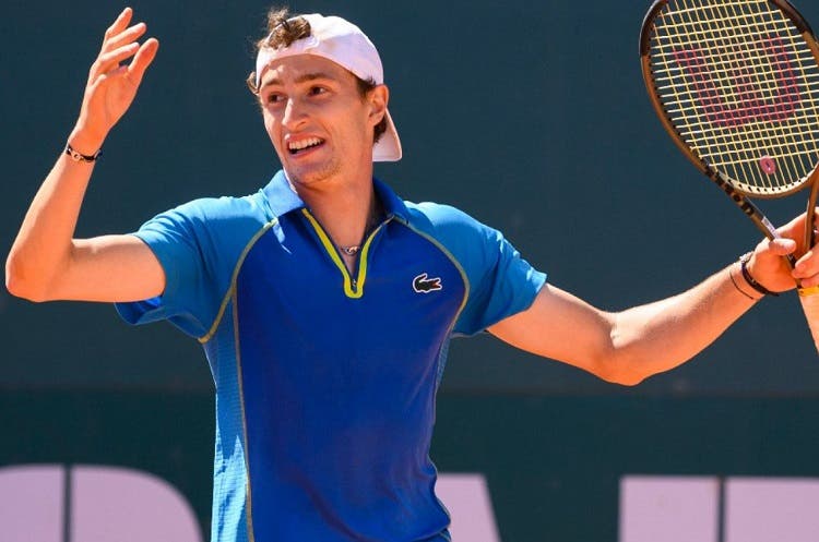 Humbert barre con Fognini y va por el título en casa en el ATP de Metz