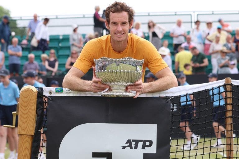 Andy Murray suma su décima victoria seguida y levanta un nuevo título Challenger en Hierba