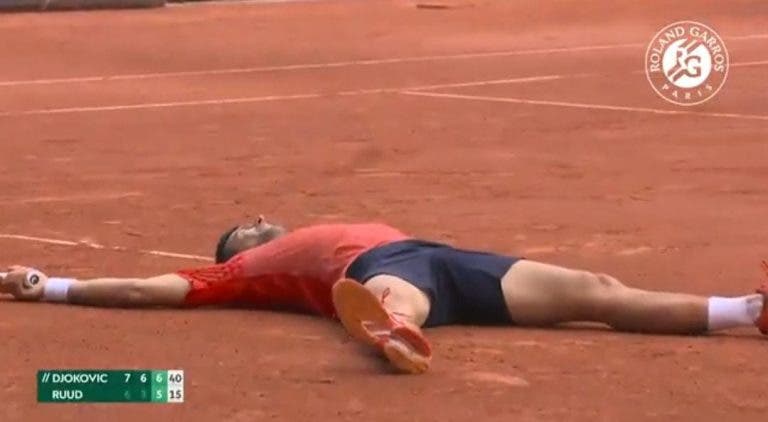 [VIDEO] El Match Point que le dio el 23º título de Grand Slam a Novak Djokovic