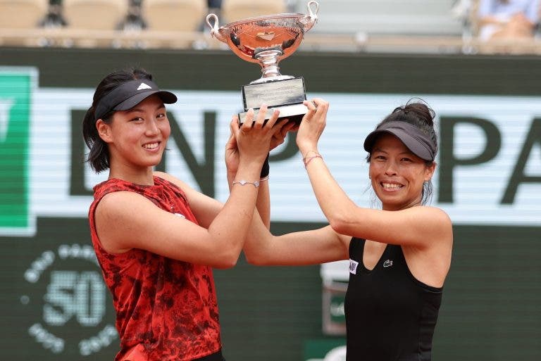 Su-Wei Hshieh y Xinyu Wang se consagran campeonas del dobles femenino en Roland Garros