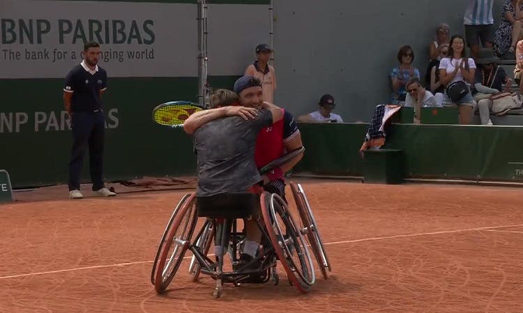 Tenis en silla de ruedas: argentinos y españoles a la final por el título de Roland Garros