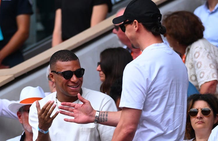 De Mbappé y Zlatan a Tom Brady: las estrellas presentes en la final de Roland Garros