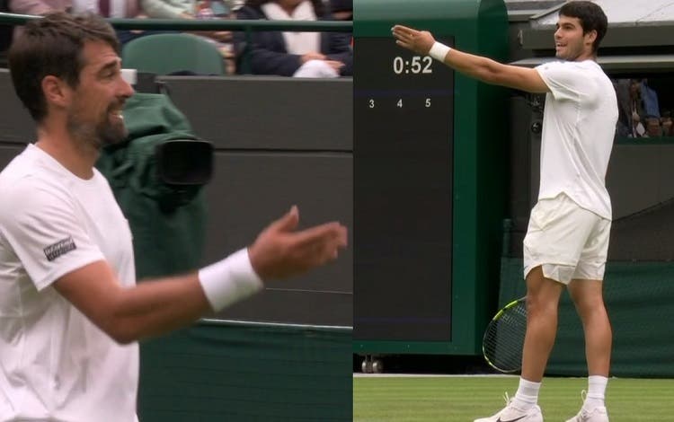 [VIDEO] El gesto de deportividad de Chardy con Alcaraz que aplaudió todo Wimbledon