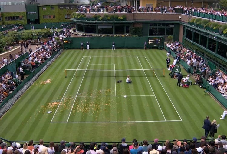 Las protestas en Wimbledon desatan miedo entre los tenistas: «Me sentí vulnerable»