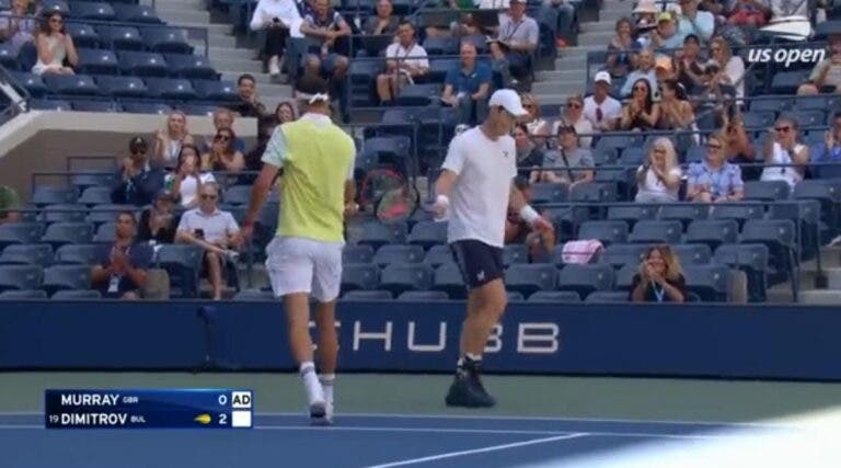 [VIDEO] El infernal punto de Andy Murray que celebró hasta el propio Dimitrov