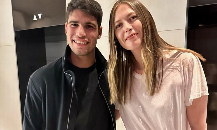 La sorpresa de Alcaraz al conocer a Sharapova: «¡Estaba en shock!»
