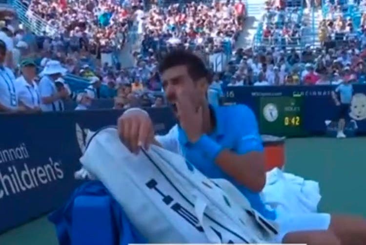 «¡Creatina!»: el grito de Djokovic en medio de la final que sorprendió a todos