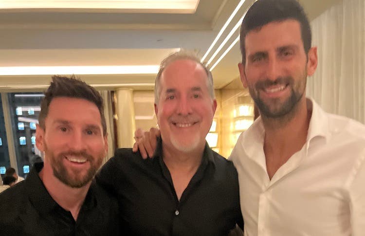 Reunión de «GOATS»: el encuentro de Djokovic con Messi antes del US Open