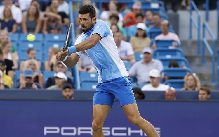 Novak Djokovic no tiene piedad ante un apagado Monfils y vuela a cuartos de final en Cincinnati