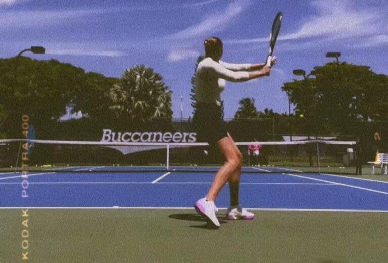 Amanda Anisimova vuelve a entrenarse después de su ausencia por Salud Mental