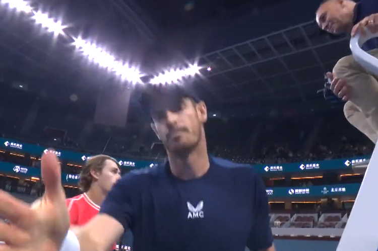 «¡Movete!»: la bronca de Andy Murray tras sufrir una dolorosa derrota en el China Open
