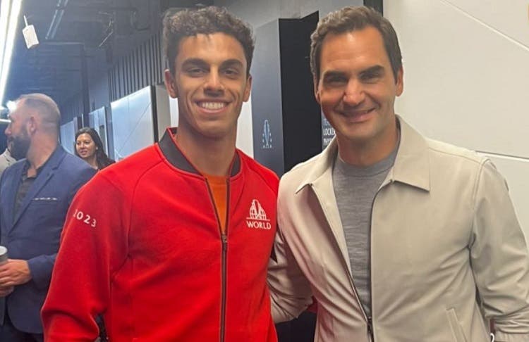 Fran Cerúndolo, campeón en la Laver Cup y sueño cumplido con Federer: «Estoy muy feliz»