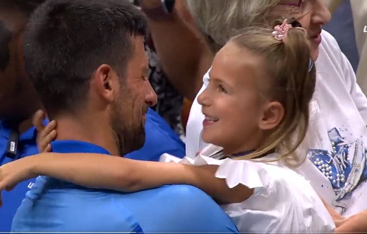 Djokovic, más emocionado que nunca: «Lo primero que quería era abrazar a mi hija»