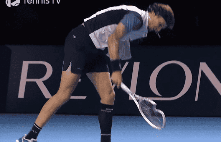 [VIDEO] ¡Estalló! Bublik cae con Ruud y hace trizas su raqueta