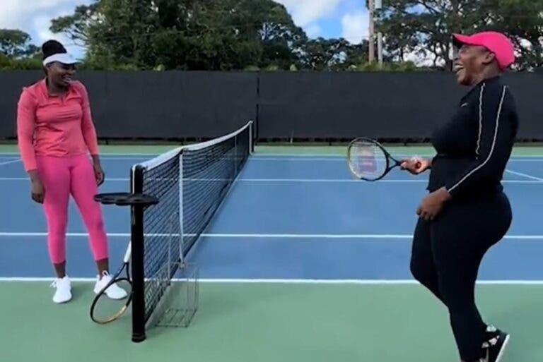 [VIDEO] Las hermanas Williams se entrenan juntas y lo comparten en las redes sociales