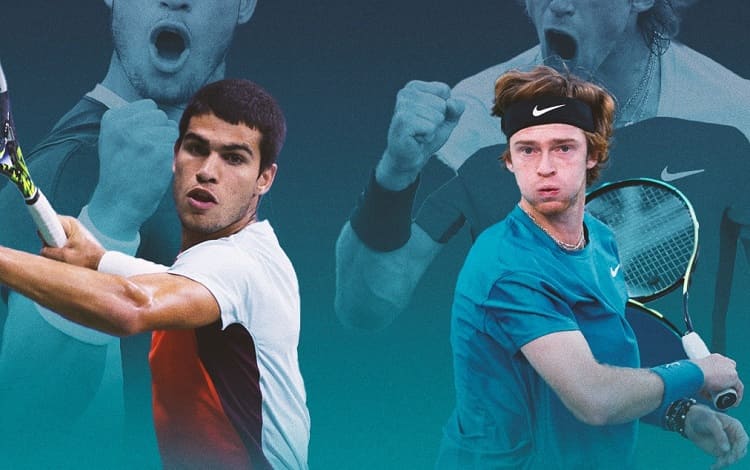 Carlos Alcaraz vs. Andrey Rublev: horarios y dónde ver en vivo las ATP Finals