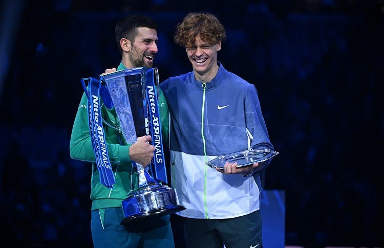 Tres veces en 11 días: Djokovic y Sinner hacen historia en la Copa Davis