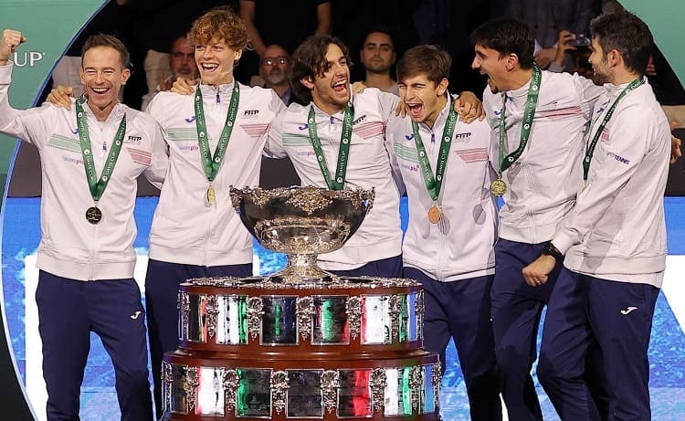 ¿Cómo queda la tabla histórica de la Copa Davis tras el título de Italia?